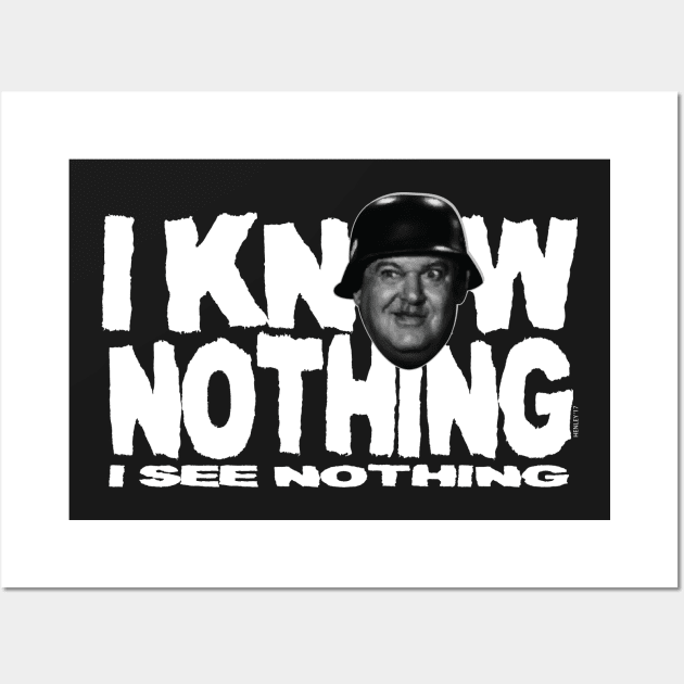 I KNOW NOTHING! Wall Art by Illustratorator